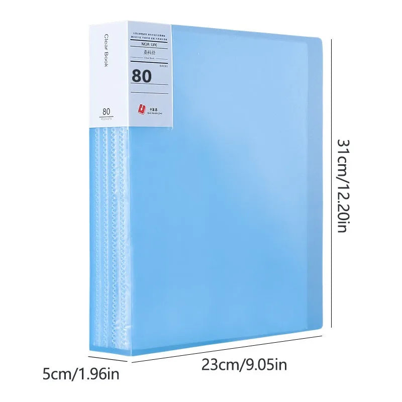 A4 Semi Transparent PP Brochure, Multiple Page Sizes To Choose From, Classified Insert Folder, Conference Document Organization,