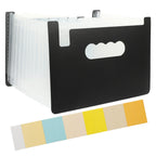 PP Material Accordion File Folder for Receipts Coupons Documents Organizing Portable Office School Home Use Multi-Function
