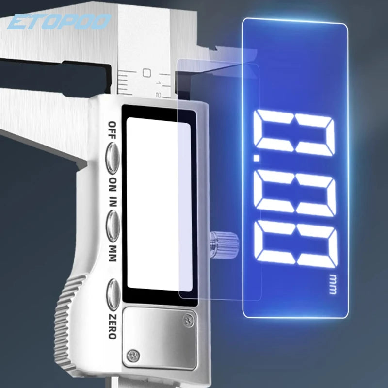 0-50MM Digital Caliper with Metal Screen  Portable Digital Wear Resistance Rust Industrial Measuring Tool