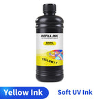 HINICOLE 500ml LED UV Ink 1000ml For Epson L800 L805 L1800 R280 R290 R330 1390 1400 1410 For DX5 DX6 DX7 Universal UV Printer