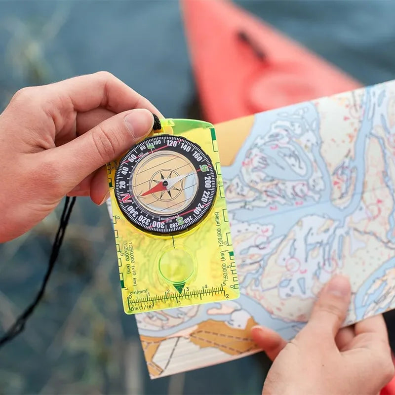 New Outdoor Compass Hiking Survival Compass with Clinometer,Waterproof Durable and Pocket-Sized Good for Camping Hunting Hiking