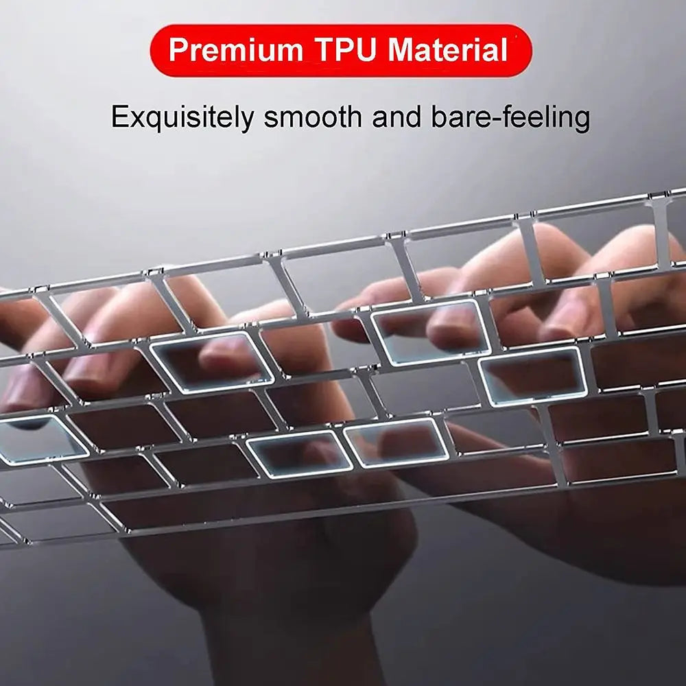 For MacBook Pro 14 16 inch M1 Max 2021 A2442 A2485 New Soft Ultra Thin Keyboard Cover Dustproof TPU Protector Film Laptop Skin