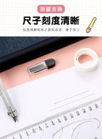 15 In1 Compass Ruler Math Geometry Plate Stationery Set Students Professional Civil Mechanical Engineering Drawing Accessori