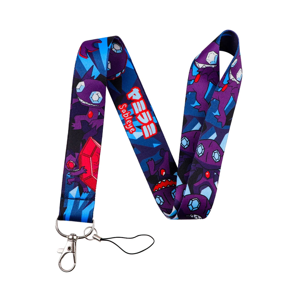 Cute Anime Lanyards For Key Neck Strap Lanyards ID Badge Holder Keychain Key Holder Hang Rope Keyrings Accessories Gifts