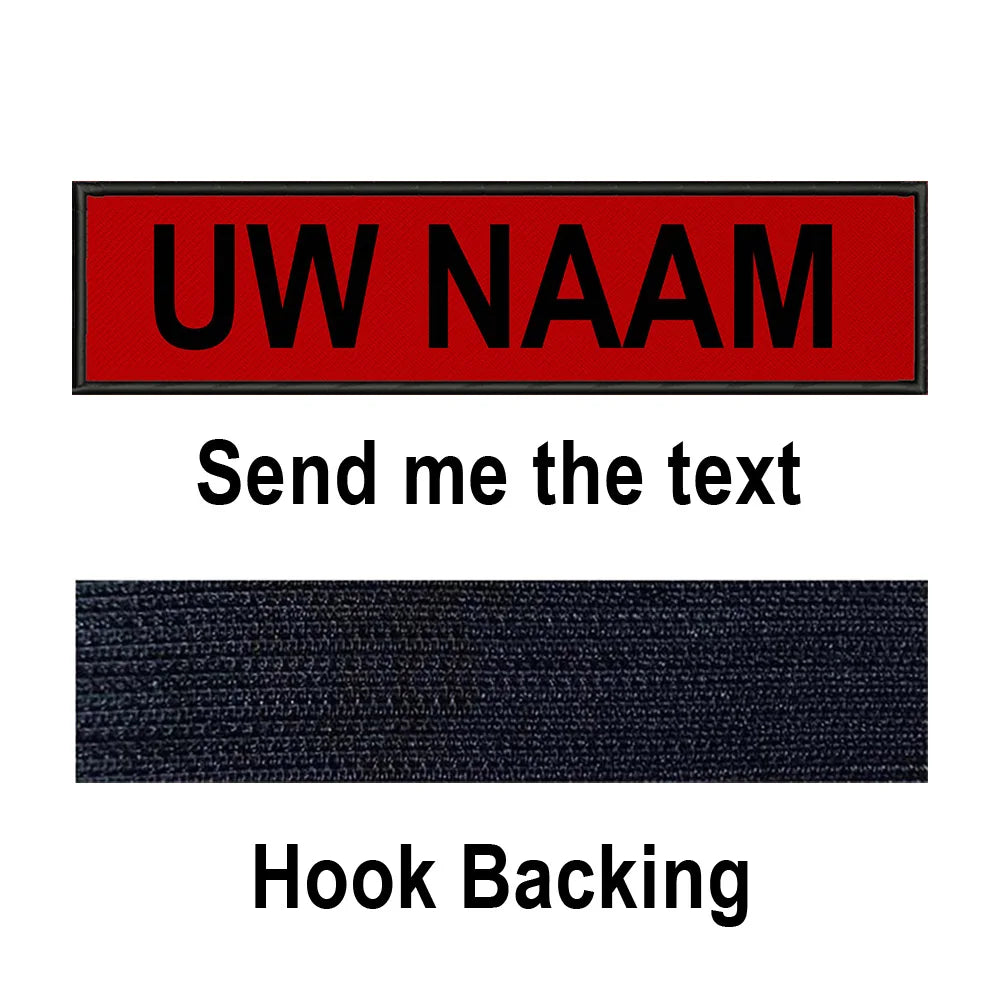 Custom Name Patch Personalized Tactical Military Patches Customized Stripes Badge Tags For Clothes Jacket Backpack Dog Collar