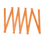 Folding Ruler Plastic Foldable Measuring Tool Carpenter Ruler Tape Measure Pocket Folable Drafting Supplies Measuring Ruler