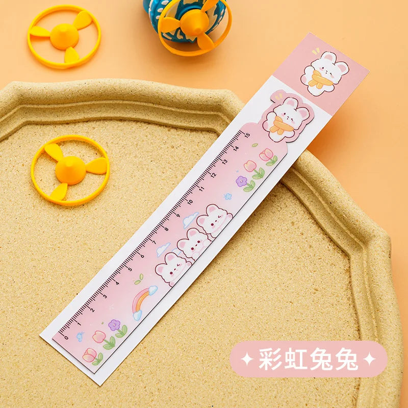 Magnetic Ruler Multifunction Cartoon Soft Ruler Ruler Cute Student School Supplies Reward Children Stationery Small Gift