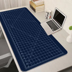 Cutting-Mat-white-on-black Mouse Pad Office Gaming Laptop Deskmat Anime Mousepad Gamer Keyboard Mouse Mat Computer Accessories