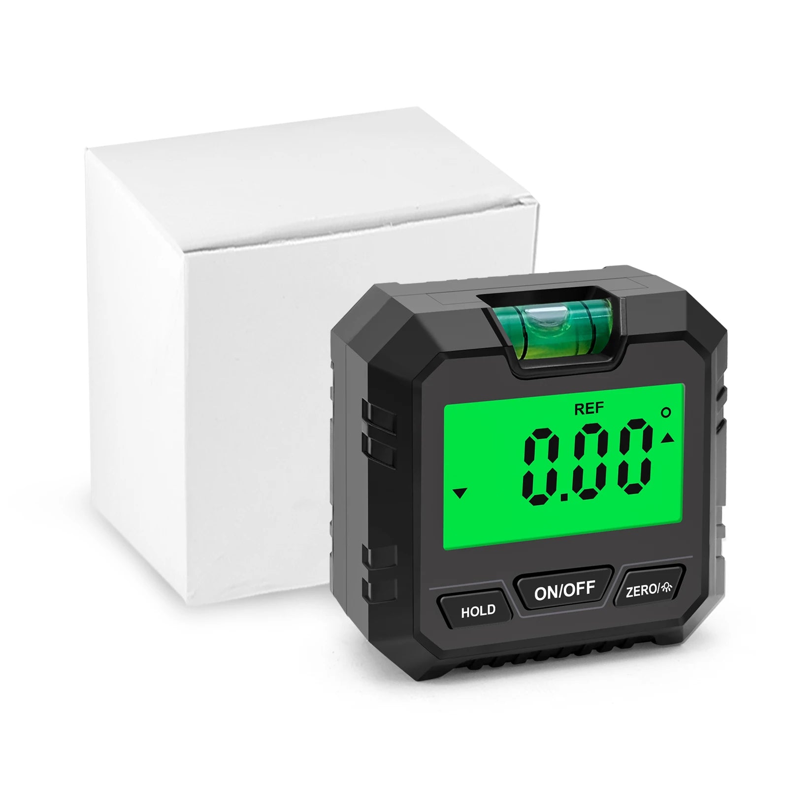 LCD Digital Angle Gauge Magnetic Protractor Inclinometer Mini Level Meter 360 Degree Angle Finder Goniometer for Decoration