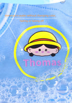 Custom Clothes Ironing Name Sticker Personalized Washable Stickers  Heat Transfer Labels on Fabric Clothing Babysuit Tags