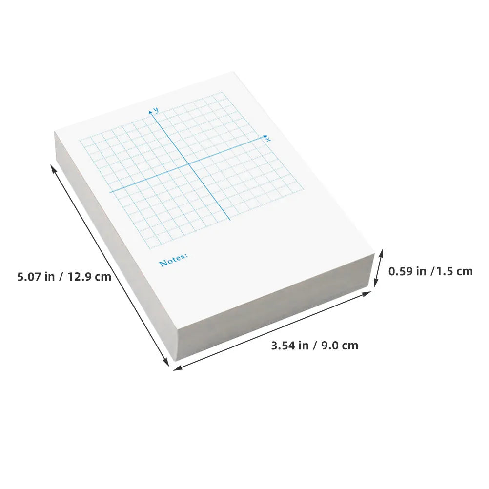 4 Practice Notebooks Xy Coordinate Learning Math Graphing Sheets Dual Side Graph Paper for Students Teachers Math Drawing