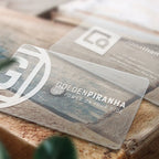 Custom PVC Business Cards Personalized Matte Plastic Cards Double-Sided Printing Durable & Waterproof Professional Branding
