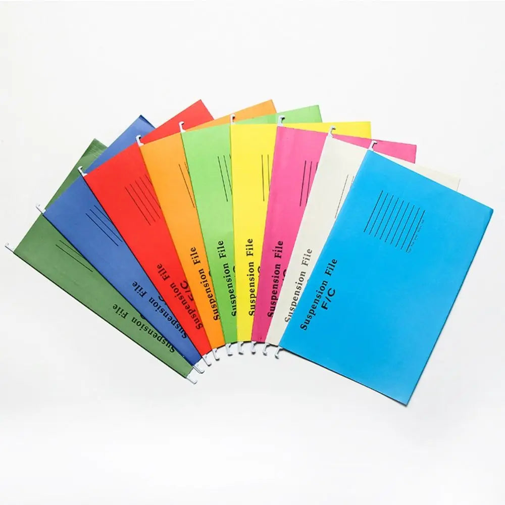 New A4/FC/US Letter Size A4 File Folder Paper Material Suspended Type Lever Arch Folder Documents Organizer Document Storage