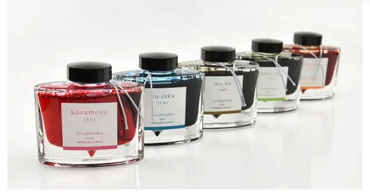 PILOT Original  Japan iroshizuku  Bokusui ink Coloring Ink supplies Ink supplies Natural color  50ML 24 colors