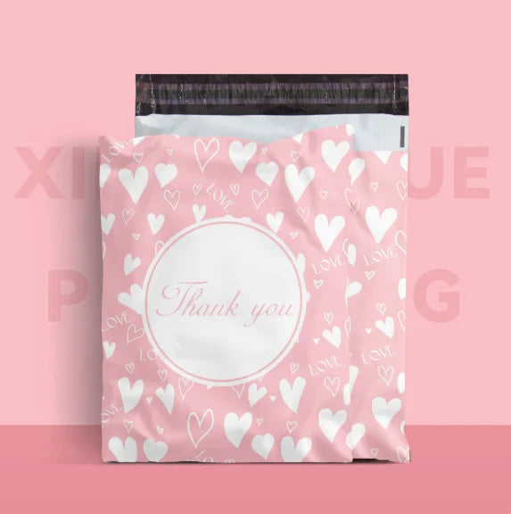 100PCS Poly Mailer Adhesive Envelope Printing Bag DIY Clothes T-shirt Pantihose Skirt Underwear Bra Shipping Packaging Pouches