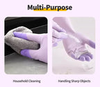 Latex Cleaning Gloves Non Slip Grip Waterproof Reusable for Dish Washing Kitchen Bathroom Household and Laundry Chores