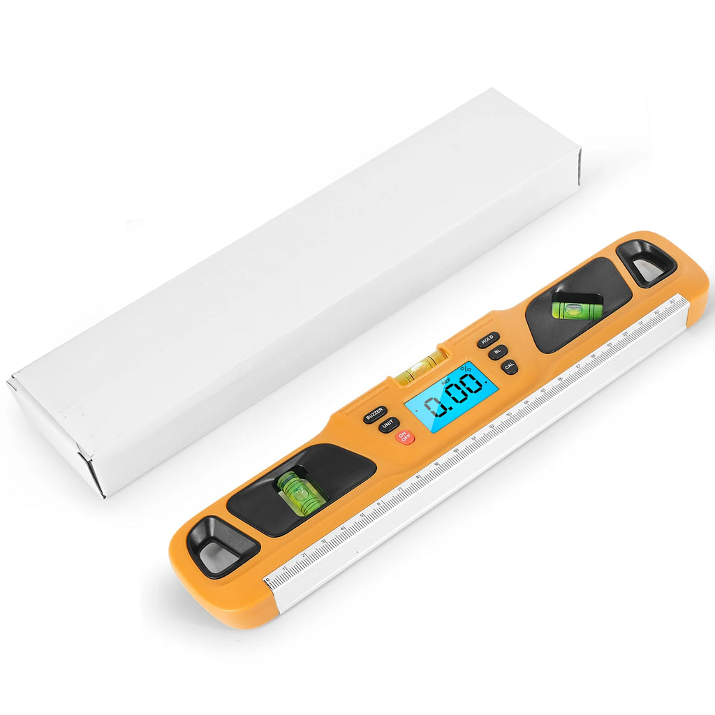 Digital Spirit Level Inclinometer Horizontal Scale Ruler Electronic LED Display Protractor Magnetic Base Measuring Tools