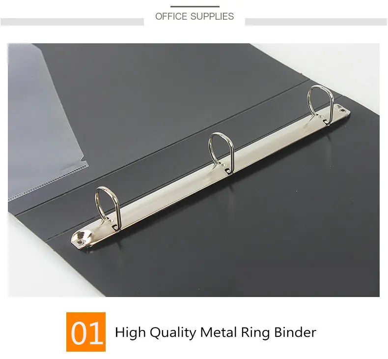 Office Supplies 4-ring Binder A4 Paper Organizer 2-hole Document Folder A4 3-Ring Binder Folder For Documents