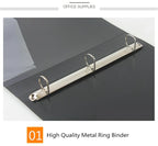 Office Supplies 4-ring Binder A4 Paper Organizer 2-hole Document Folder A4 3-Ring Binder Folder For Documents
