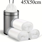1/3roll Trash Bags Suitable for 4 Gallon Trash Cans Plastic Bin Liners Specially Designed for Bathroom, Restroom, Bedroom Office