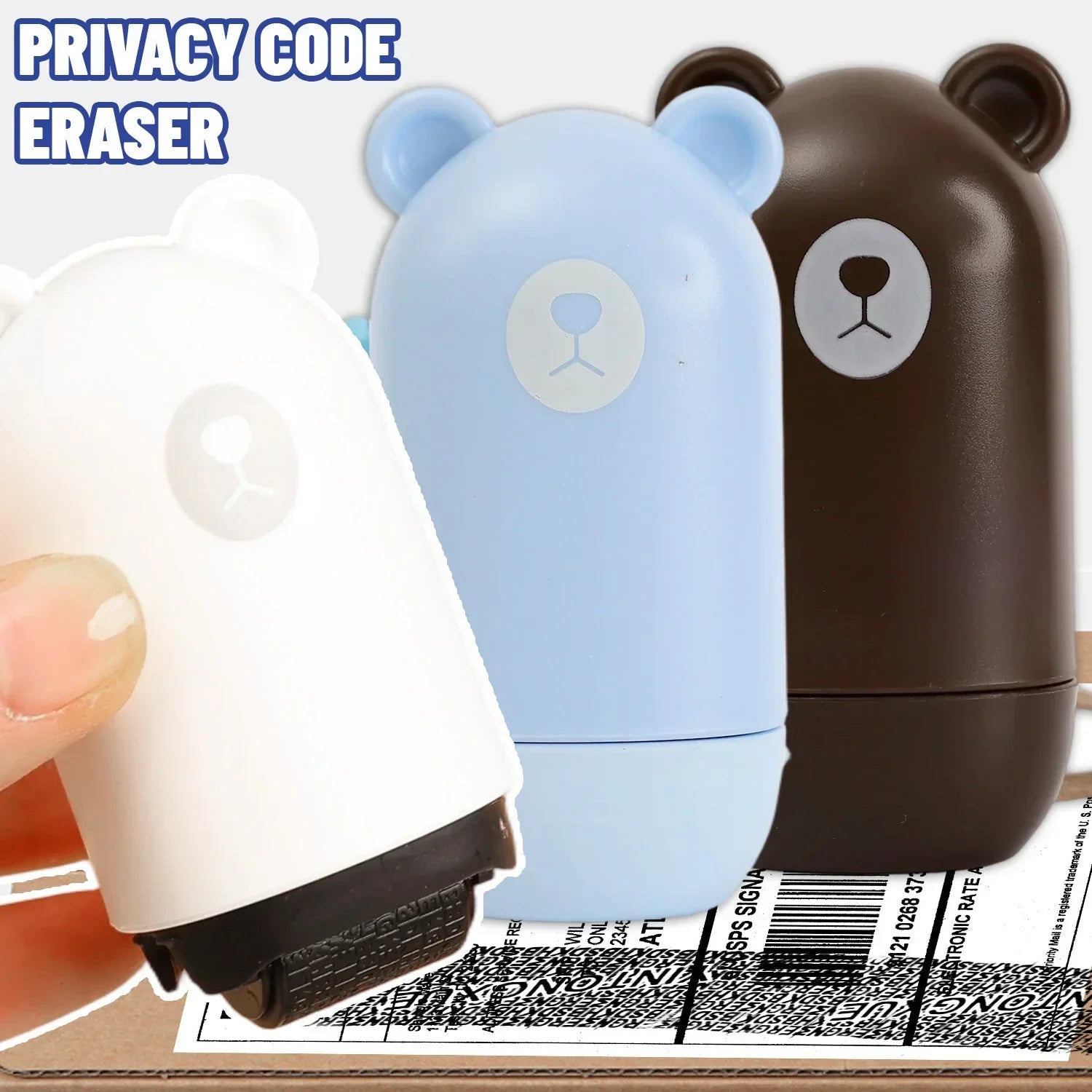 Portable Wide Identity Theft Protection Roller Stamp Privacy Confidential Data Guard Information Data Identity Address Blocker
