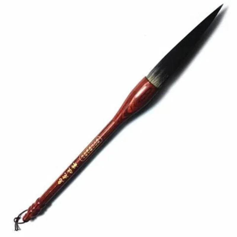 Chinese Calligraphy Large Hopper-shaped Brush Calligraphy Long Peak Caligrafia Regular Running Script Ink Painting Pen