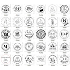Customized Embossed Stamp Personalized Custom Book Embosser Seal Wedding Invitation Logo Customization Embossing Paper Stamps