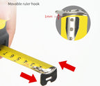 Precise Clear Steel Tape Measure Retractable 3M/5M/7.5M/10M Thickened Rubberized Woodworking Wear-resistant Tool Tape Ruler