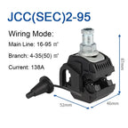 New 63A/75A Insulation Piercing Connector No-Peeling Cable Cable Clips T Shape Wiring Accessories Piercing Connector Clamp