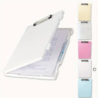 Portable A4 Nursing Clip File Plastic File Box Clipboard with Storage File Box Organizer Folder