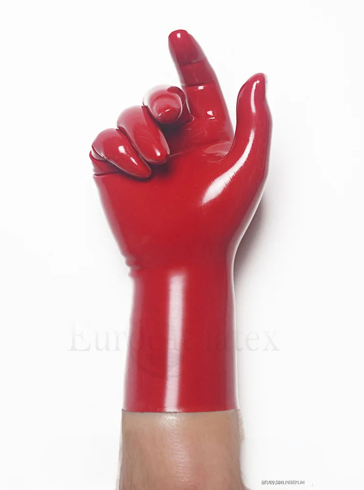 latex fetish gloves women  gummi wetlook long opera sexy glooves