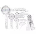 Protractor Goniometer  Goniometer Set PVC Transparent Clear Scale Wear Resistant Angle Ruler for Orthopedics