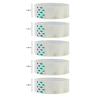 10/5/1 Rolls Premium Transparent Tape 0.8cm 1.2cm 1.8cm Multifuntion High-viscosity Adhesive Tape for Gift Wrapping Packing