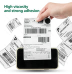 100mm Direct Thermal Labels 100/500 pcs Per Stacked Strong Adhesive Labels Resistant to Water Grease For shipping label 4inch