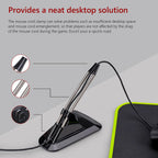 Mouse Cable Holder Computer PC Mouse Bungee Cord Clip Wire Line Organizer Management Gaming Flexible Wired Mice Fixed Holder
