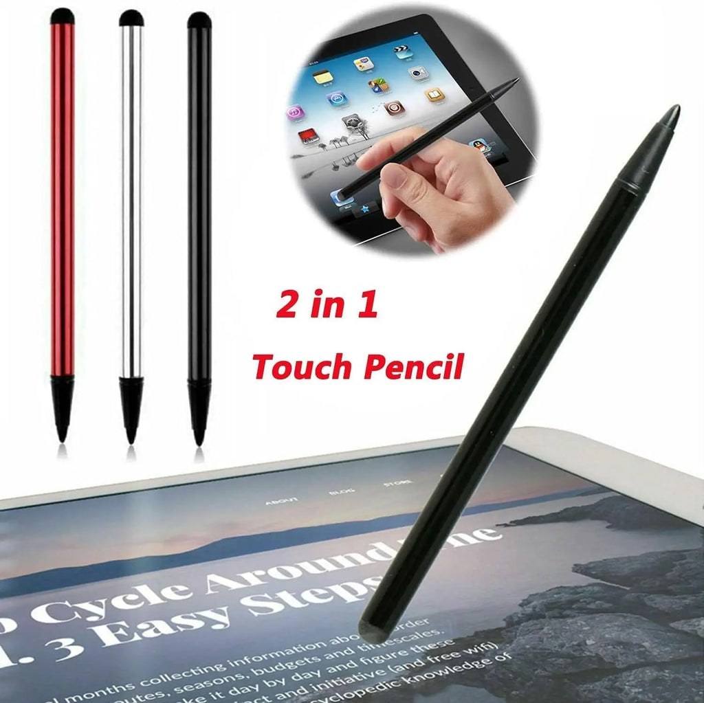 1/3PACK Universal Stylus Pencil Portable 2 in 1 Universal Touch Screen Pen Capacitive Resistive Stylus for Phones Tablets Laptop