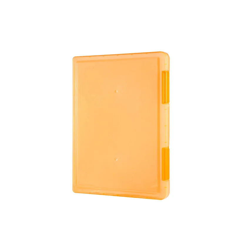 Simple Desktop A4 Document Box, Transparent Plastic A4 Paper & Bill Organizer