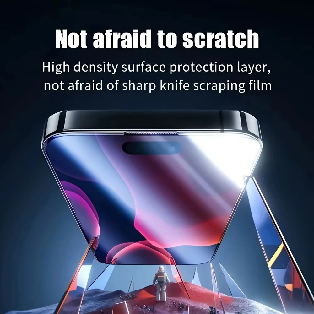 1-5PCS Easy Install HD Screen Protector For iPhone 17 Pro Max 18 15 16 13 11 14 16e 12 Mini XR X Xs 7 8 Plus Air Tempered Glass