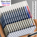 Ballpoint Pens Set: 24/40/80 Black + 3/5/10 Blue/Red | Smooth Writing for University, Office & School | Quick-Drying Ink, Comfor