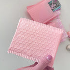 1/100Pcs Pink Poly Bubble Mailers Padded Envelopes Self Seal Padded Envelopes Gift Bags Black Packaging Envelope Bags For Book