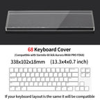 Acrylic Mechanical Keyboard Dust Cover New Mechanical Gaming Keyboard 104 Keys Mouse Protection Transparent Cover