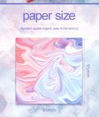 400Sheets Origami Paper Craft Folding Lucky Wish Paper Crane Craft Double Sided Folding Lucky Wish Paper DIY Color Scrapbooking