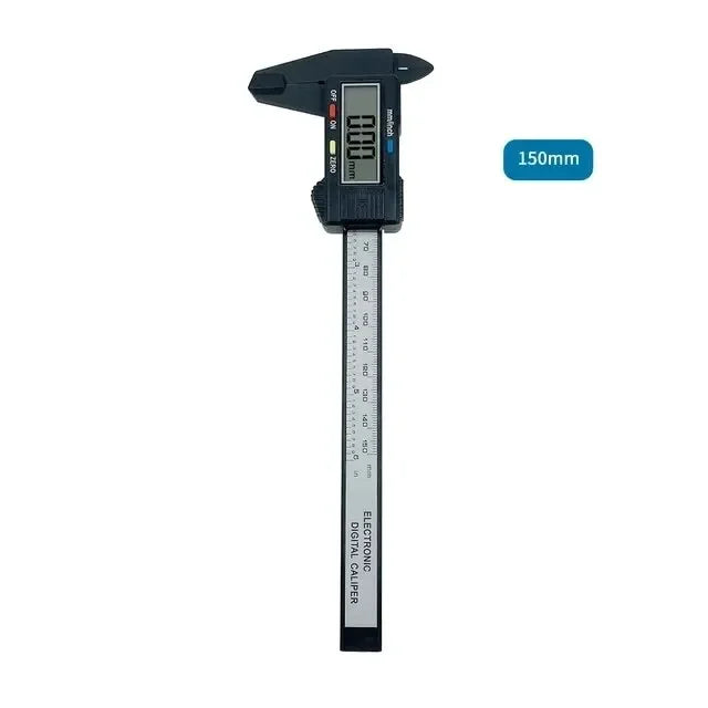 Electronic Digital Caliper 150mm 100mm Carbon Fiber Dial Vernier Caliper Gauge Micrometer Measuring Tool Digital Ruler