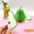 125 Sheets Creative Fruit Shapes Sticky Note Pads Notepads, Sticker Paper, Memo Pads, for School Stationery Office Supplies