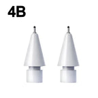 4-1Pcs Replacement Pencil Tips for Apple Pencil 1 2 3 Pro/USB-C Silicone Protective Cap Touch Screen Stylus Pen Nibs for IPencil