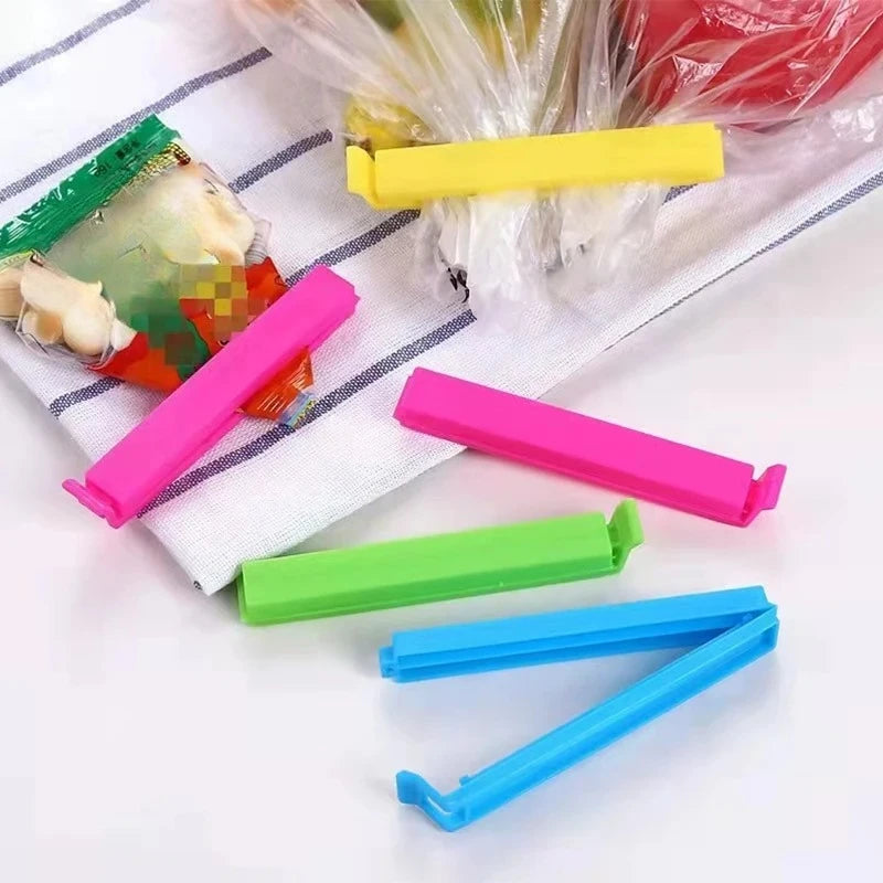 10/20Pcs Kitchen Storage Food Snack Seal Sealing Bag Clips Sealer Clamp Plastic Tool Kitchen Accessories Portable Bulk TMZ