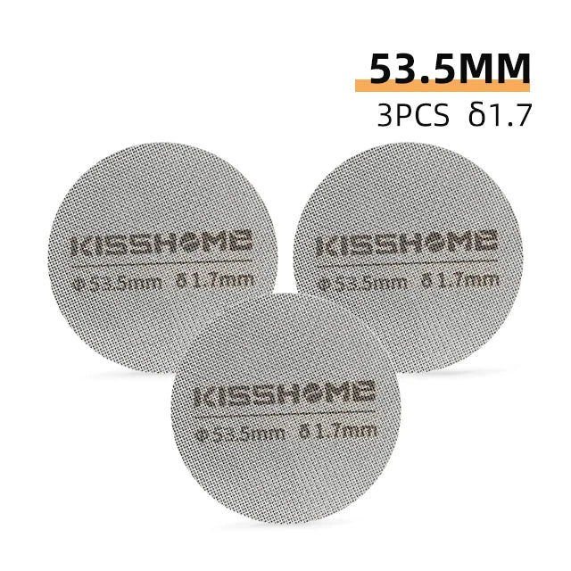 Coffee Puck Screen Reusable Heat Resistant Metal Espresso Filter Mesh For 51mm 54mm 58mm Portafilter Barista Accessories Tools