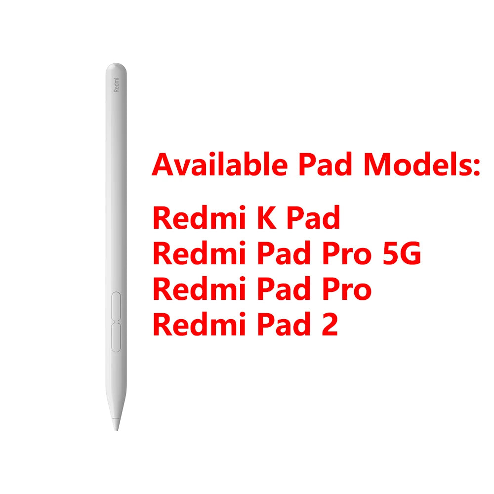 Original Redmi Stylus Pen 240Hz Draw Writing Screenshot Tablet Screen Touch 4096 level Type-C Charging CN