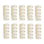 10Pcs Binding Spines Snap Split Binder Rings Learning Cards A4 A5 A6 Notebook Loose Leaf Stationery Office Supplies Plastic