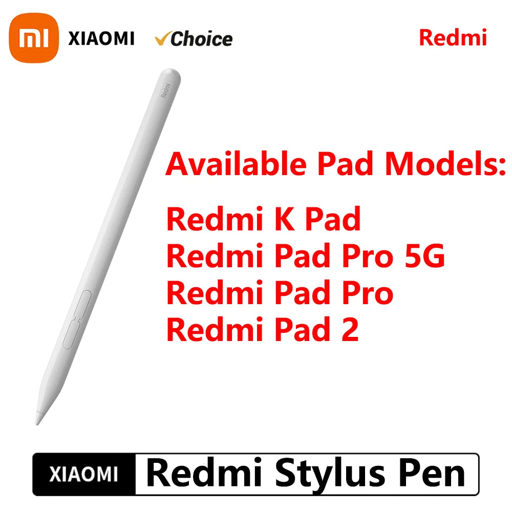 Original Redmi Stylus Pen 240Hz Draw Writing Screenshot Tablet Screen Touch 4096 level Type-C Charging CN